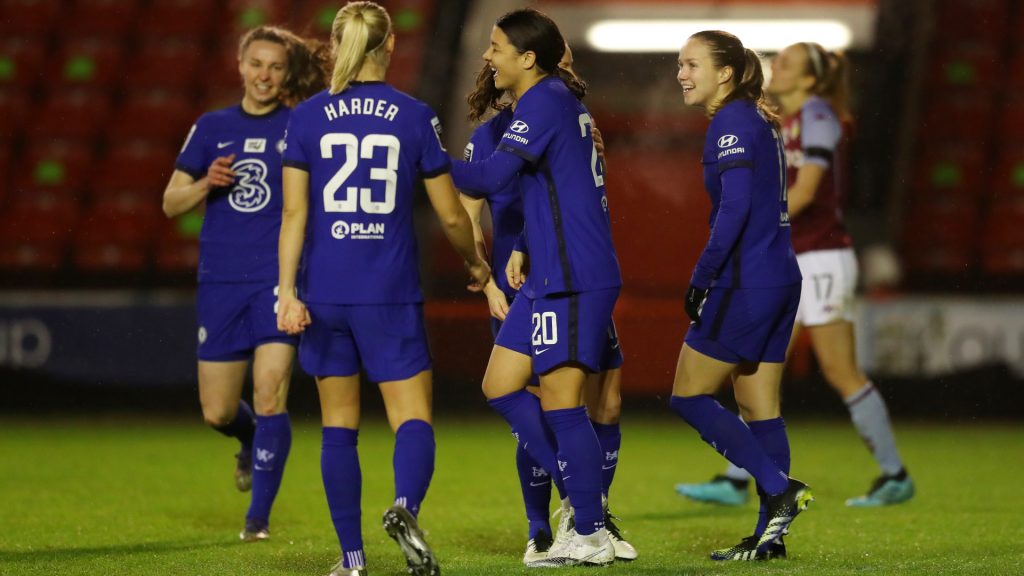 Chelsea, WSL'nin Aston Villa